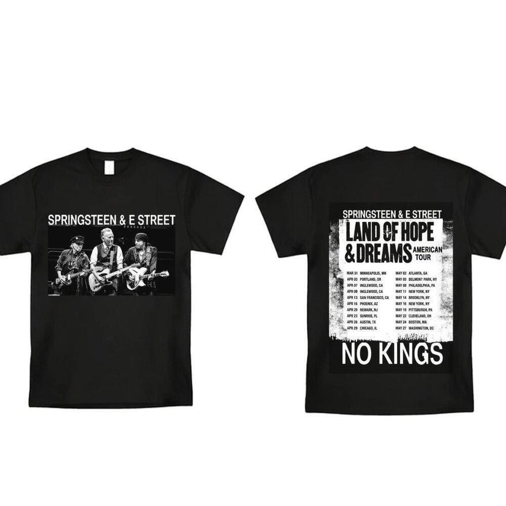 Bruce Springsteen & The E Street Band Tour 2026 Shirt 2 Sided